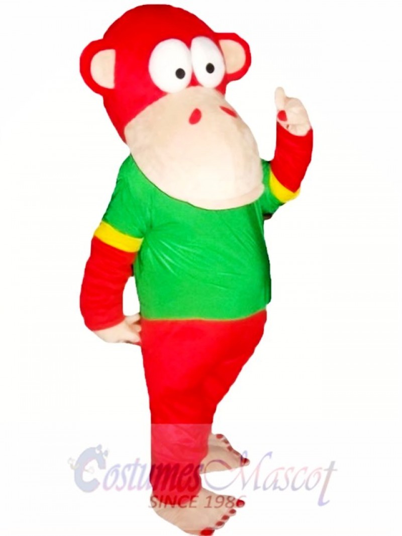 Red Monkey Mascot Costumes  