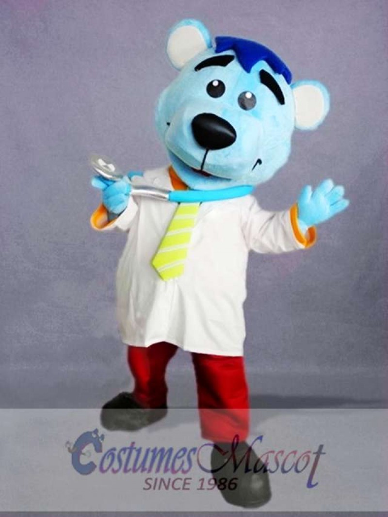 Doctor Bear Mascot Costume