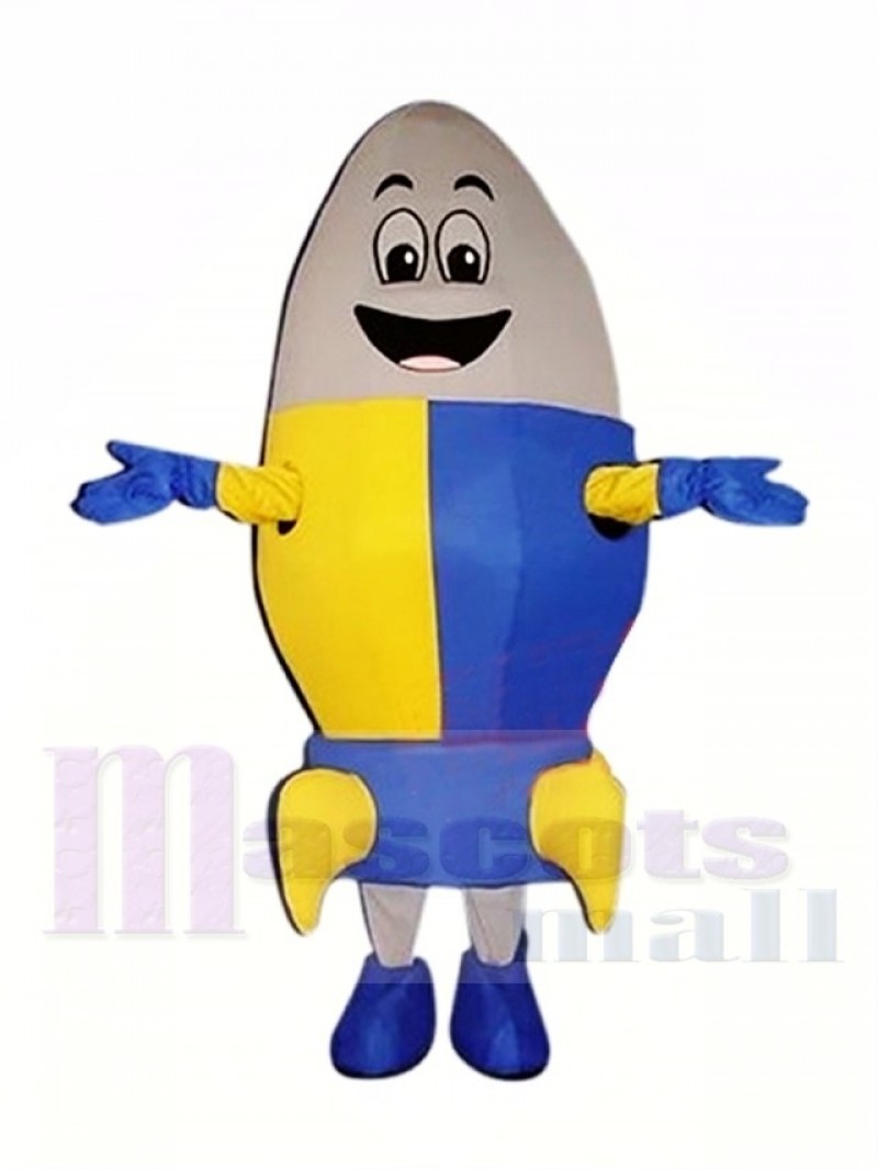 Superb Rocket Mascot Costume 