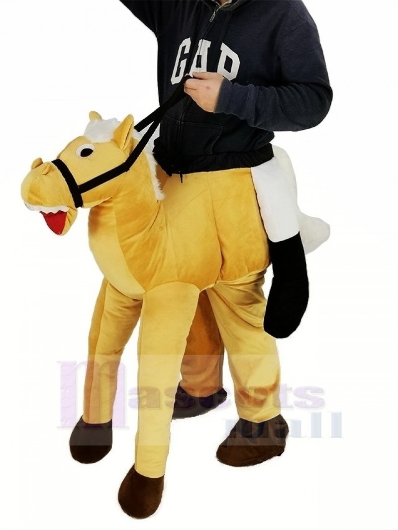 Piggyback Pony Carry Me Ride on Horse Mascot Costume