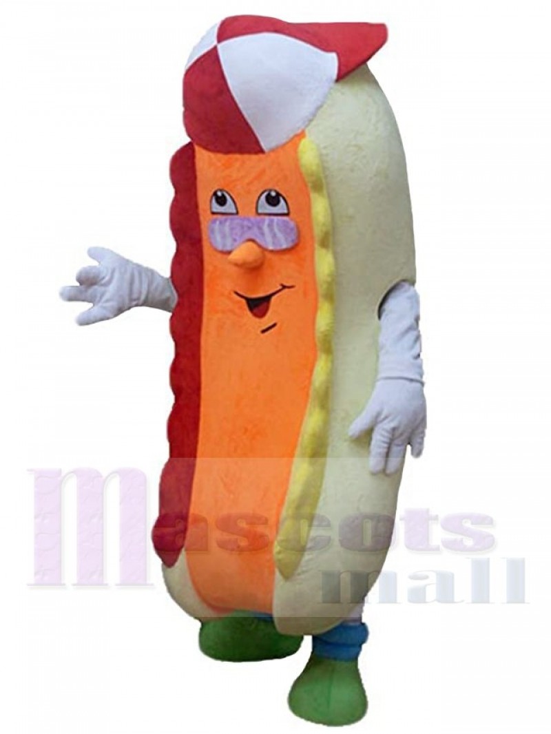 Hotdog mascot costume