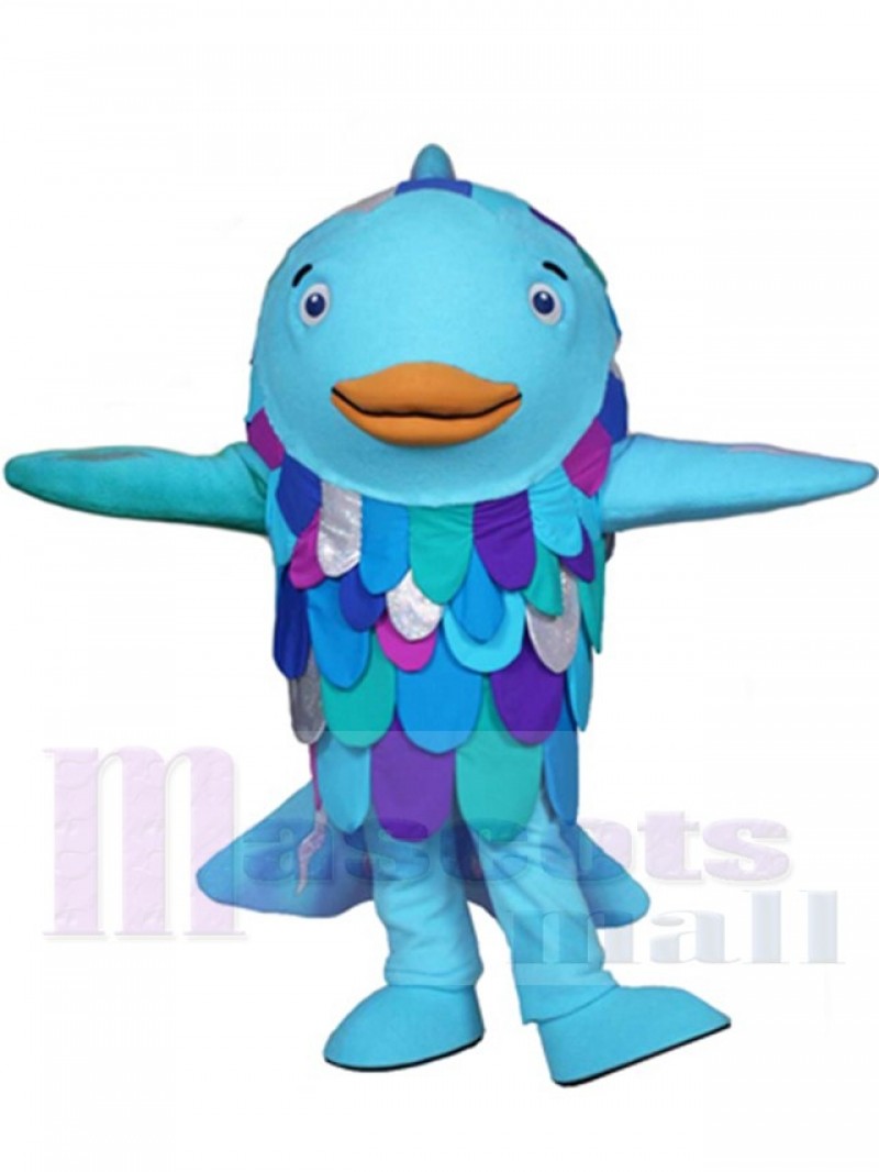 The Rainbow Fish mascot costume