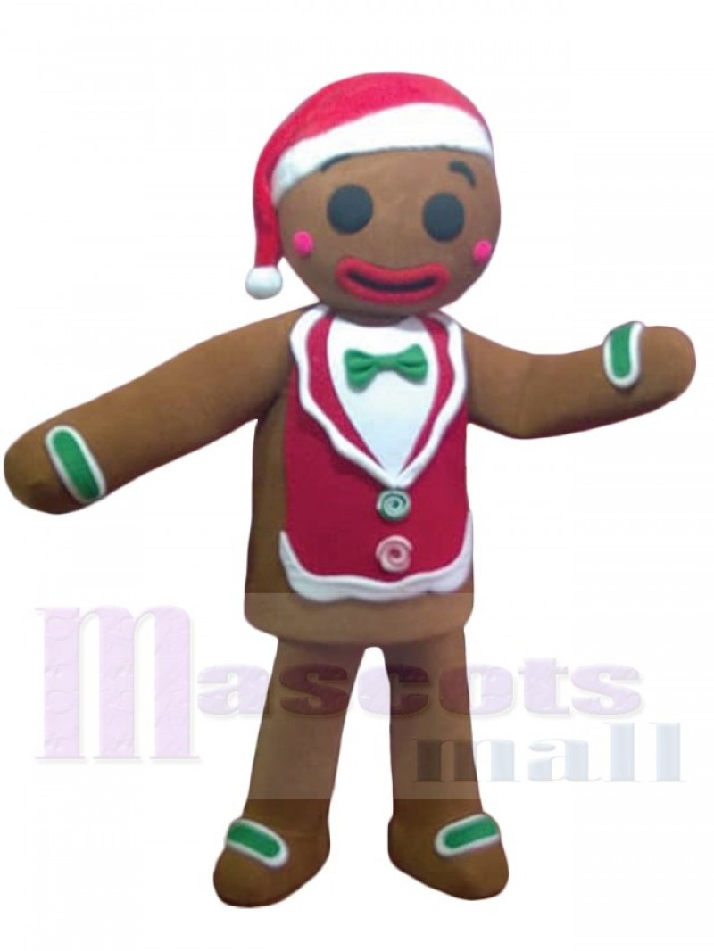 Gingerbread Man mascot costume