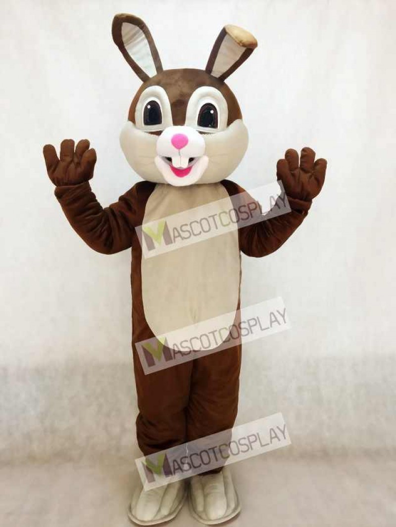 New Chocolate Easter Bunny Rabbit Mascot Costume