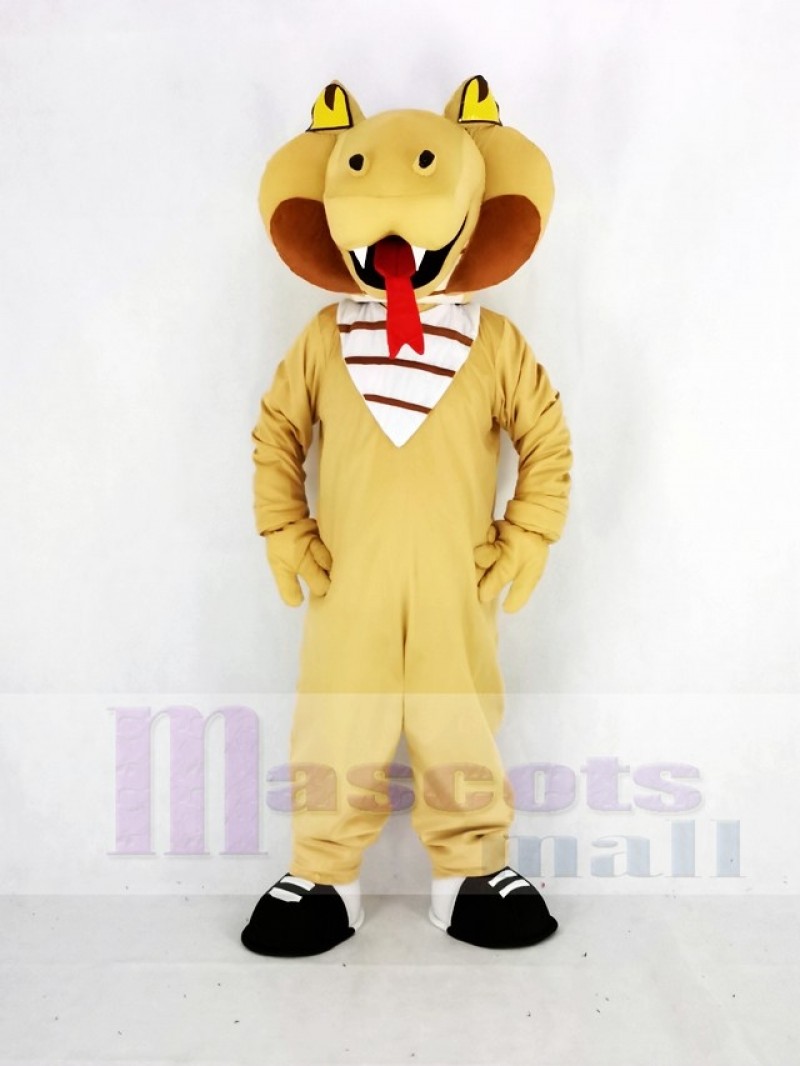 Realistic Cobra Snake Mascot Costume Animal