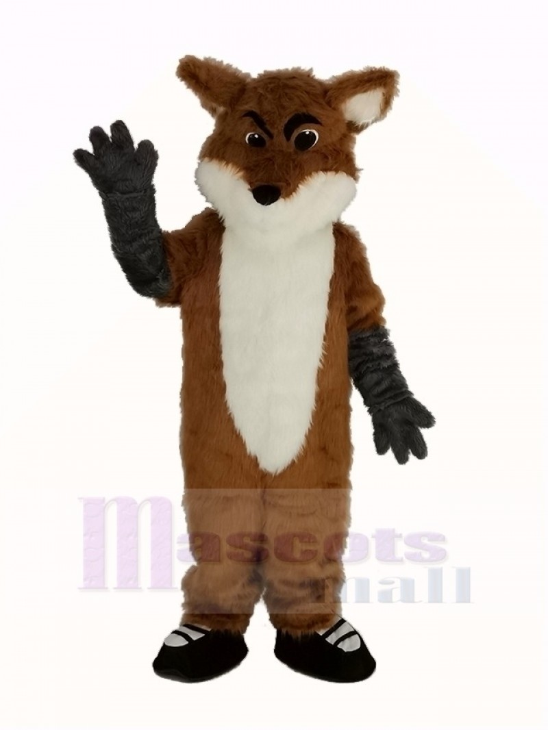 Fox with Black Shoes Mascot Costume Fancy Dress