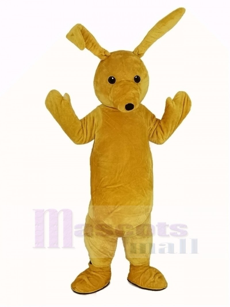 Yellow Rabbit Long Ears Mascot Costume