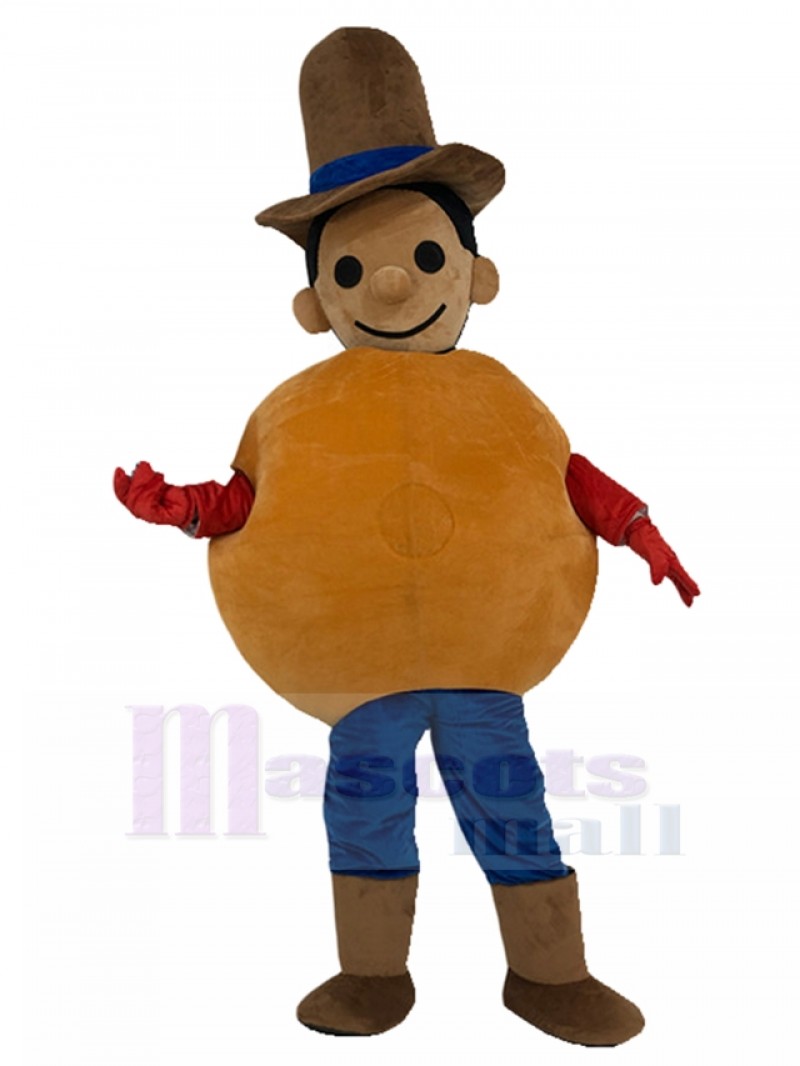 Bagel Boy mascot costume