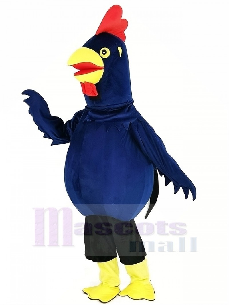 Black Cock Rooster Mascot Costume Animal