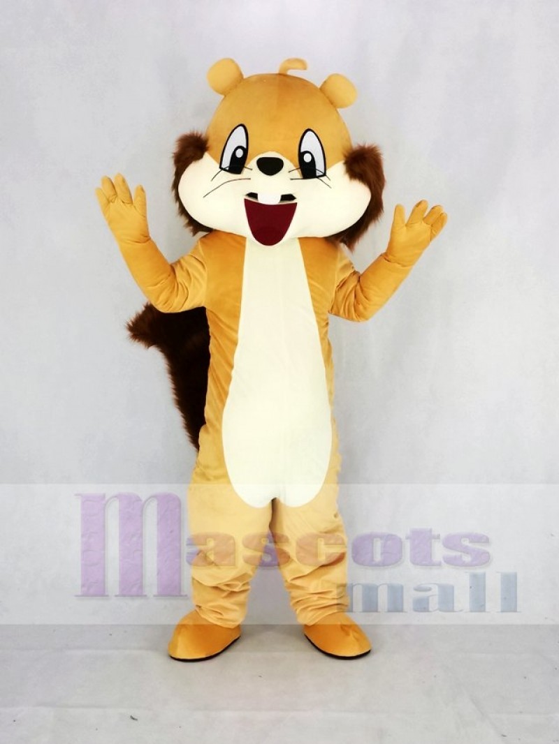 Cute Brown Squirrel Mascot Costume Animal