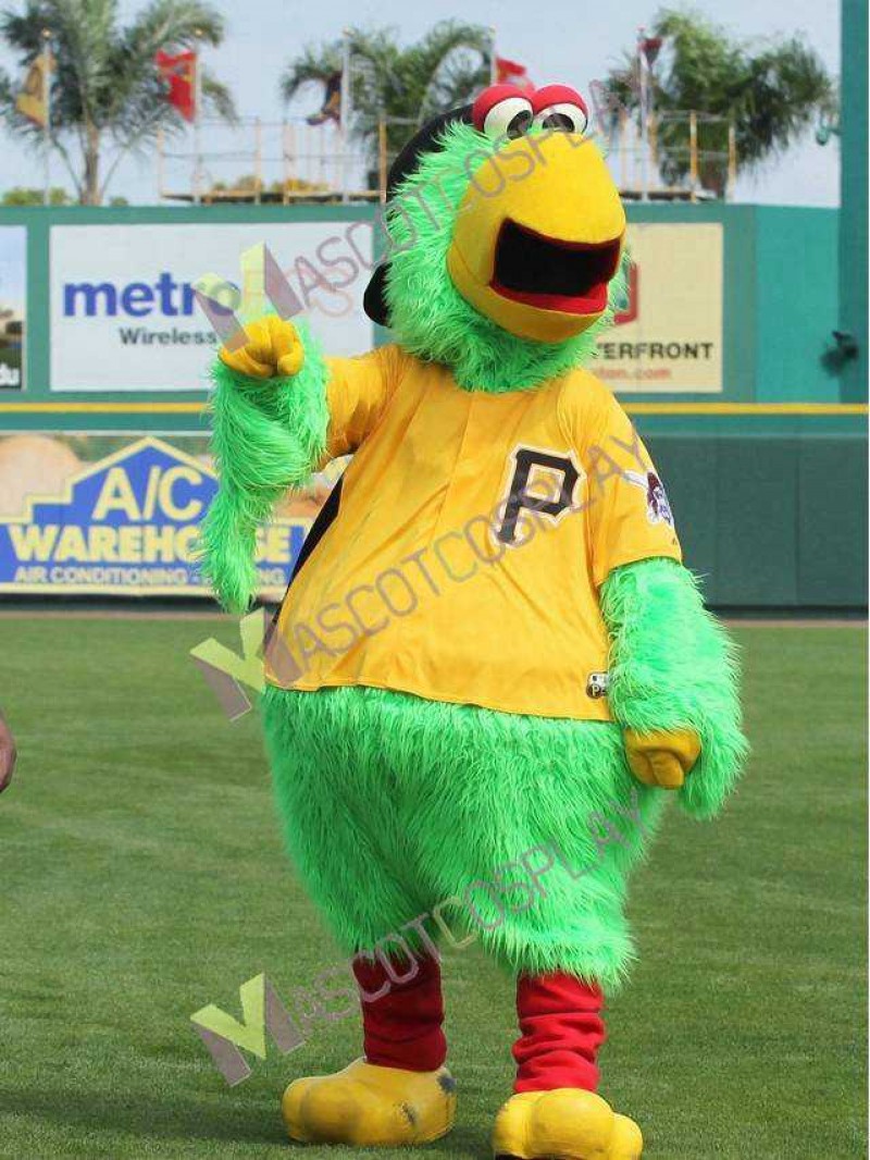 High Quality Realistic Pittsburgh Pirate Parrot Mascot Costume