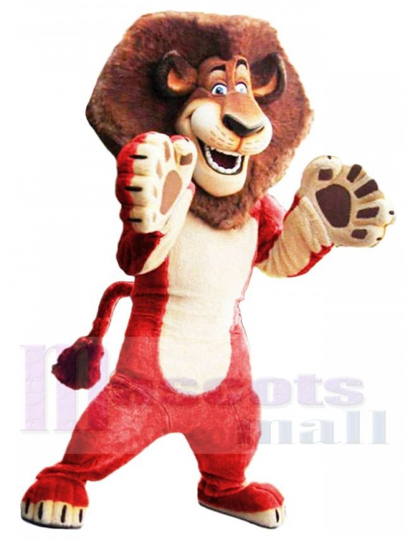 Alex The Lion mascot costume