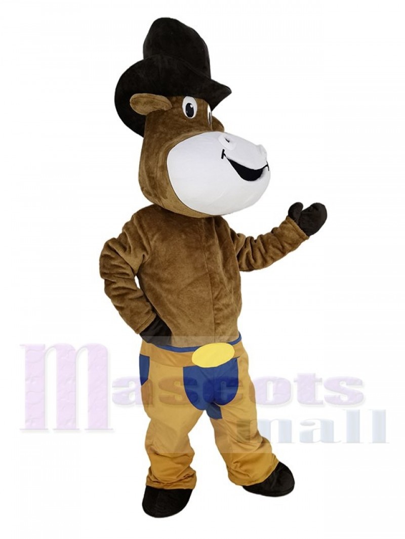 Cowboy Ox Cattle mascot costume