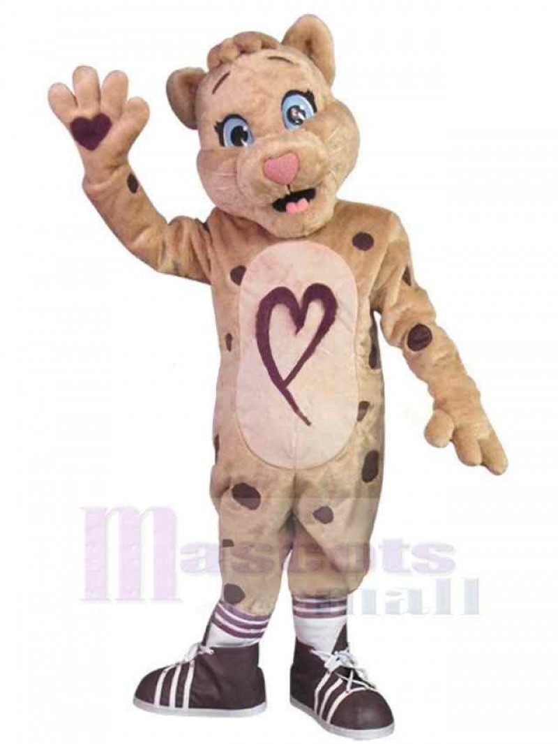 Leopard mascot costume