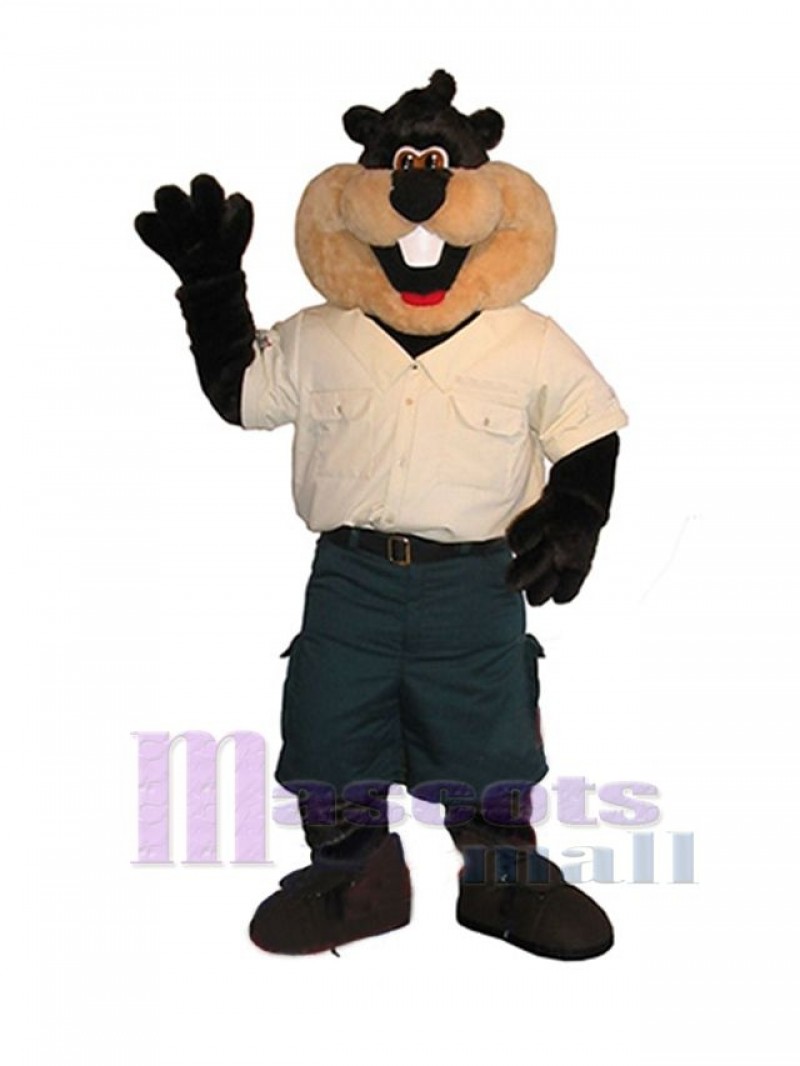 Beaver mascot costume