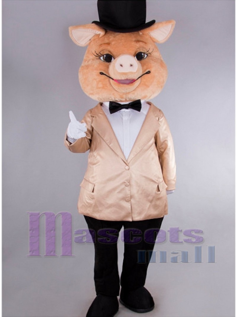 Pig mascot costume