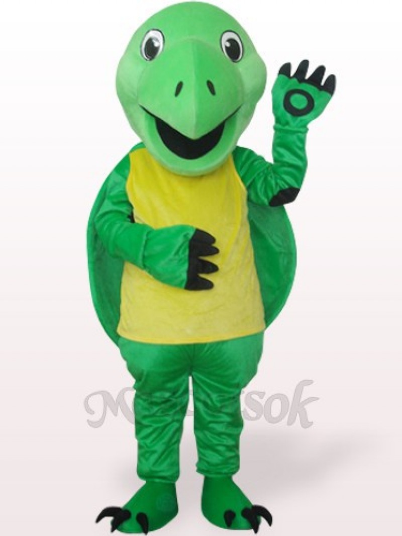 Green Tortoise Plush Adult Mascot Costume