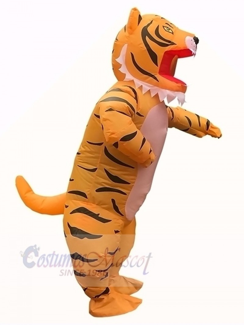 Strong Tiger Inflatable Costume Halloween Xmas for Adult Cosplay Party Dress