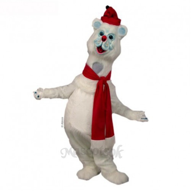 Polar Bear Mascot Costume