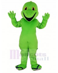 Green Lizard Mascot Costume Animal