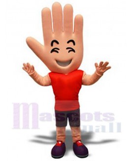 Palm Hand mascot costume