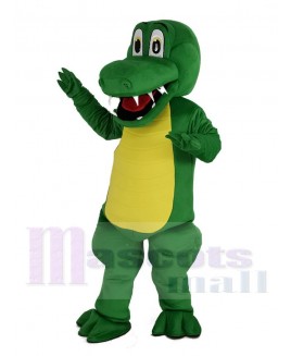 Funny Green Alligator Mascot Costume Animal