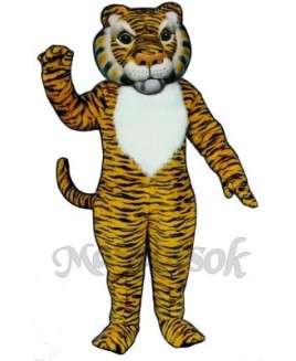 Cute Comic Tiger Mascot Costume