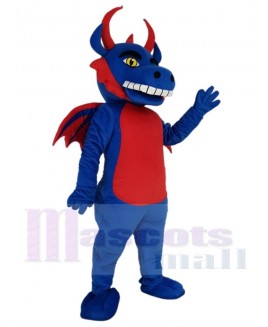 Blue and Red Flying Dragon Mascot Costume Animal