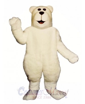 Arctic Bear Christmas Mascot Costume