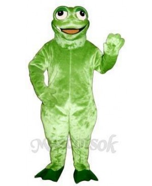 Jaunty Toad Frog Mascot Costume