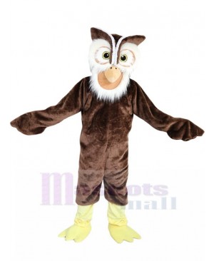 Brown Owl Mascot Costume