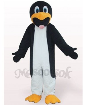 Black And White Slim Penguin Plush Mascot Costume