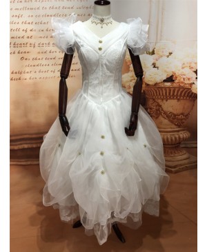 Elizabeth Diamond Star Light Gold Classic Lolita Dress