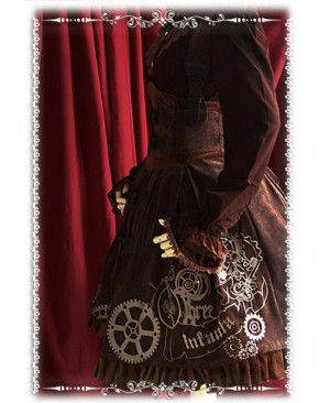 Steampunk Time Underbust Lolita JSK - by Infanta