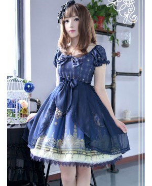 Neverland Lolita Chiffon Overskirt