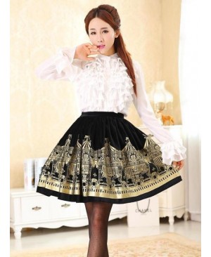 Dream of Lolita,Rotating Amusement Park, Velvet Lolita Skirt