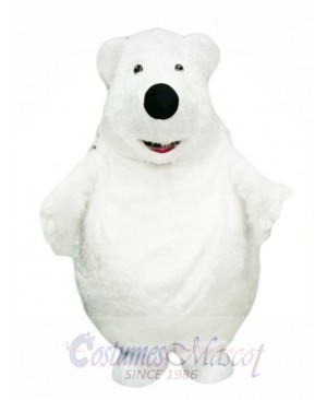 Giant Big Fat Polar Bear Mascot Costume