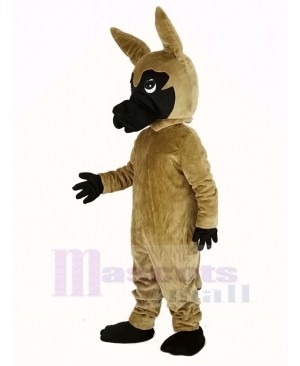 Brown Dane Dog Mascot Costume Animal