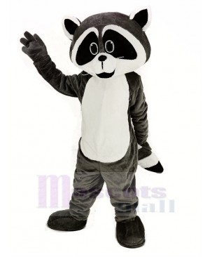 Gray Tan Robbie Raccoon Mascot Costume Animal