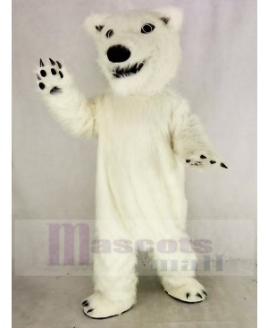 White Polar Bear Mascot Costume Animal