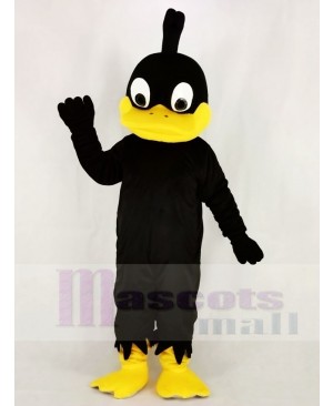 Black Duck with Yellow Mouth Mascot Costume Animal