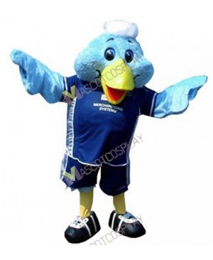 High Quality Adult Sport Blue Bird Mascot Costume