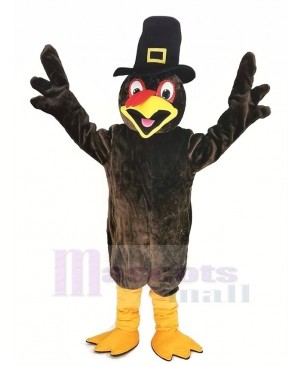 Thanksgiving Turkey with Hat Mascot Costume