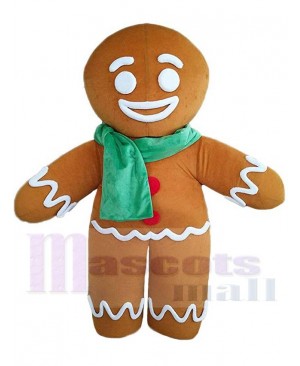 Gingerbread Man mascot costume