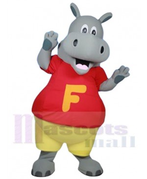 Hippo mascot costume