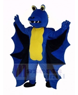 Funny Blue Dragon Mascot Costume