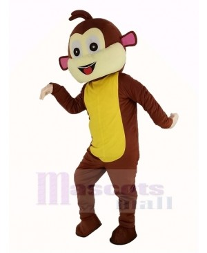 Brown Monkey Mascot Costume Adult