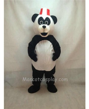 Cute Peter Panda with Hat Mascot Costume