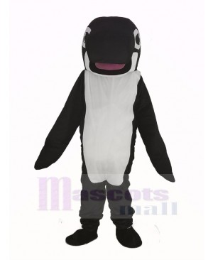 Black Whale Orca Mascot Costume