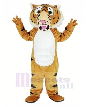 Super Muscle Tiger Mascot Costume Animal